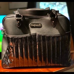 Sourpuss Retro Diaper Bag-Black